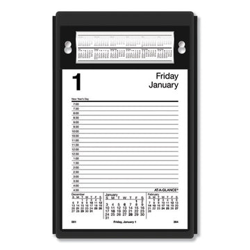 AT-A-GLANCE® Pad Style Desk Calendar Refill, 5 X 8, White Sheets, 2022 freeshipping - TVN Wholesale